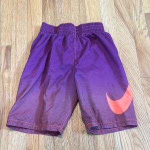 Nike Boys Purple and Orange Swim Shorts Size Small 8/10